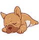Sleeping dog icon